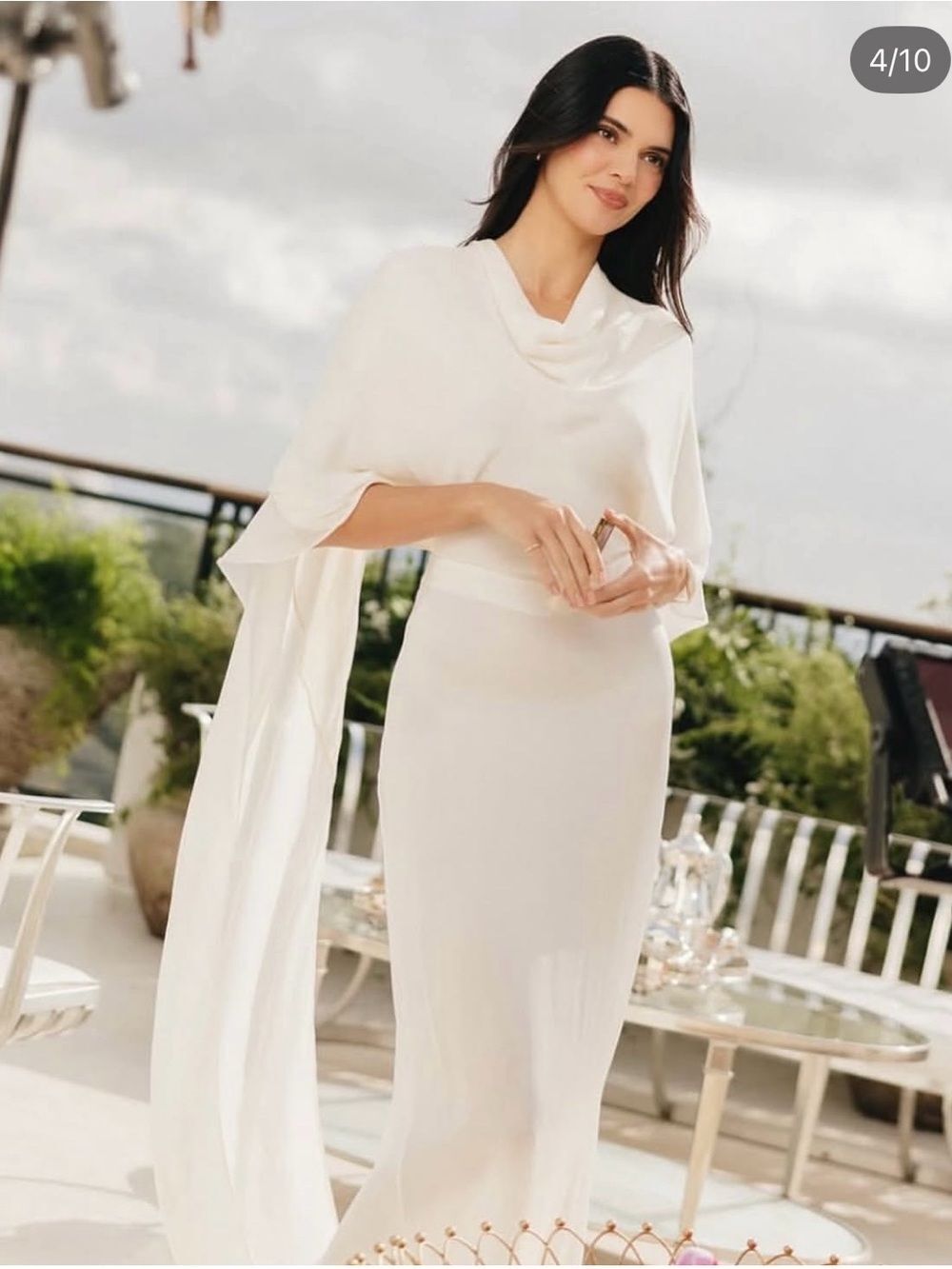 HELSA Mix Media Scarf Maxi Dress - Picture 8 of 17
